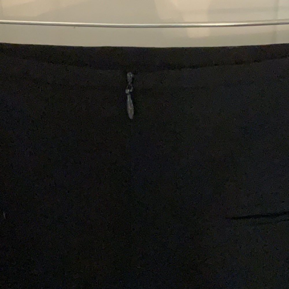 Lauren Ralph Lauren Black MIDI 100% Wool Skirt - Picture 6 of 11